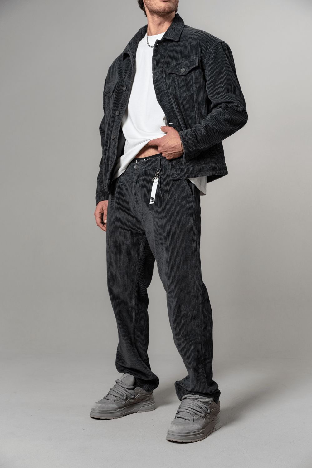 KOYU YEŞİL BAGGY PANTOLON R8-5127-1