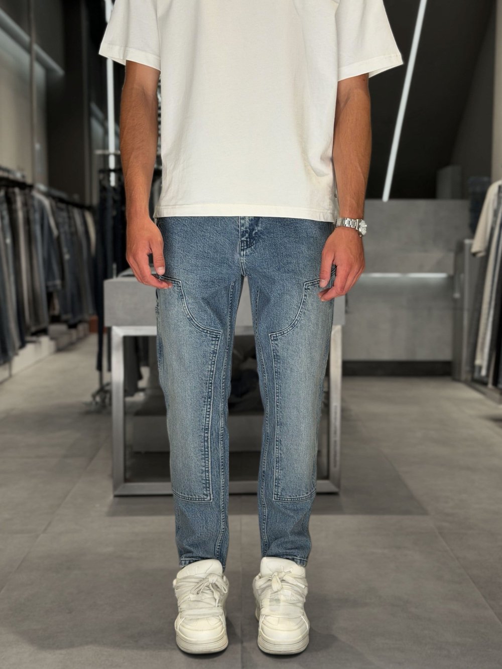 MODELLI MAVİ BOYFRIEND PANTOLON 5131-6