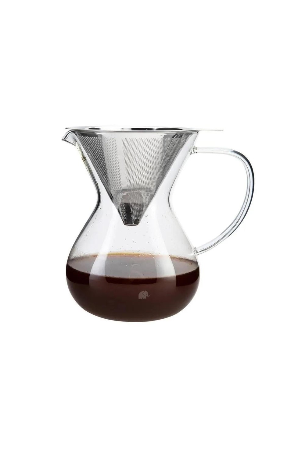 Jumbo Glory 850 ml Çeli?k Süzgeçli? Cam Kahve Demleme Eki?pmani 500.01.01.6788