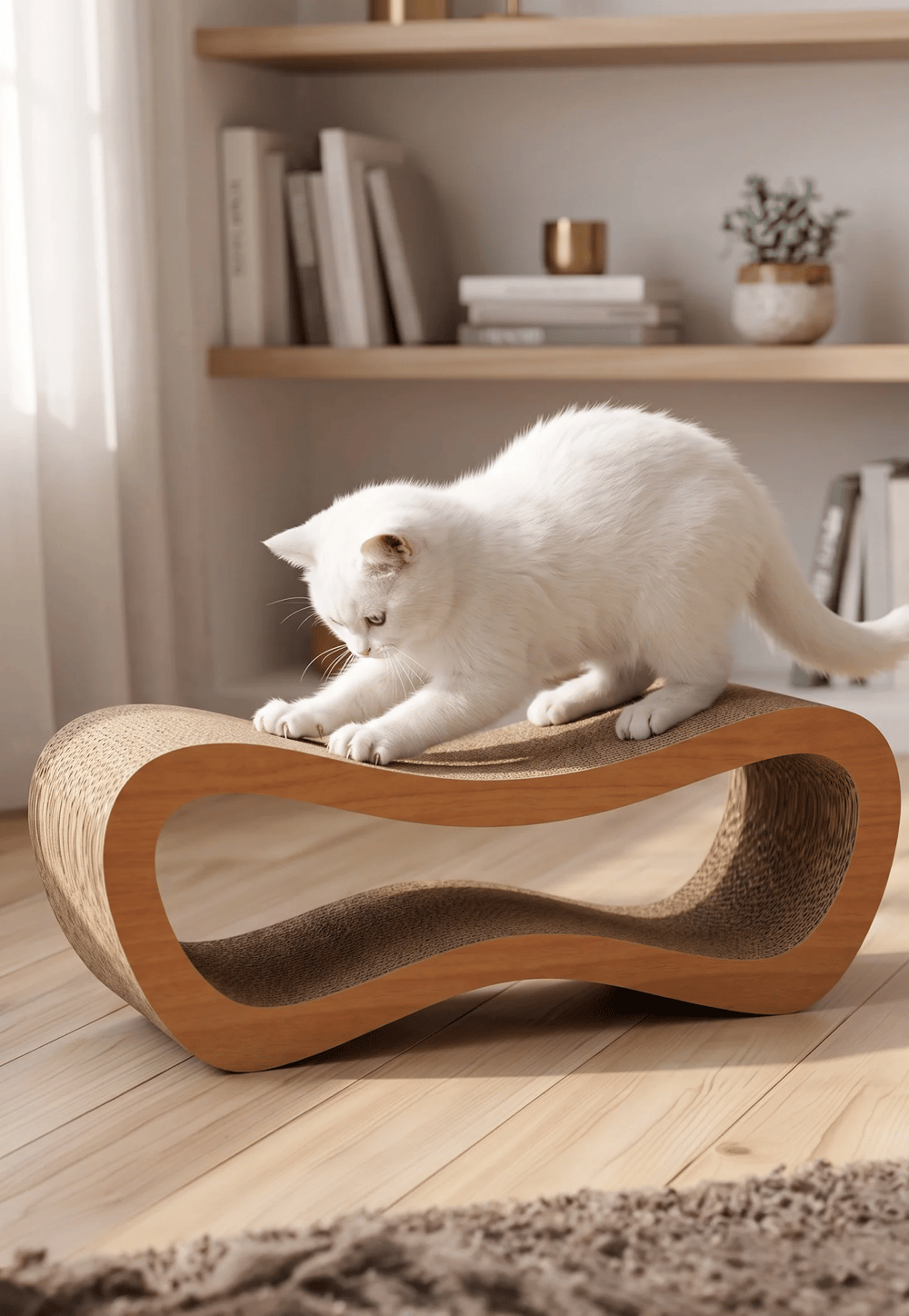 Dekoratif Kedi Tırmalama Kanepesi