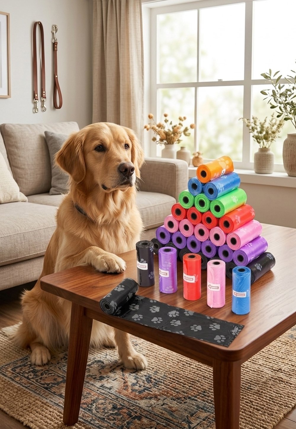 Kedi Köpek Bakım Kaka Poşeti Seti (32 Rulo - 480 Parça)