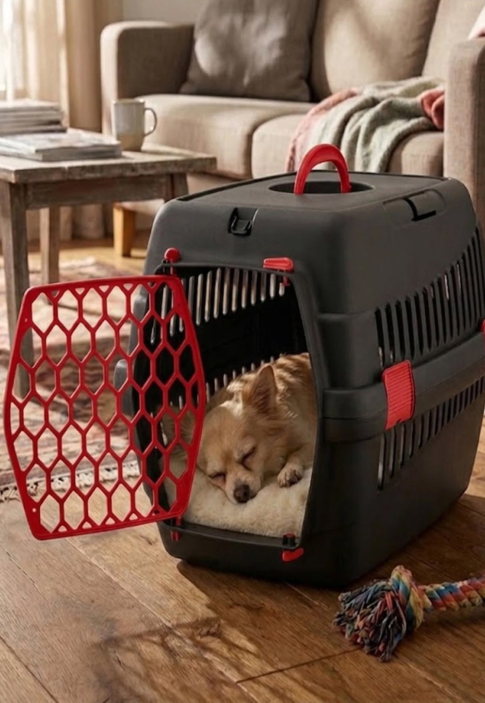 Orta Boy Askılı Kedi Köpek (Evcil Hayvan) Taşıma Çantası