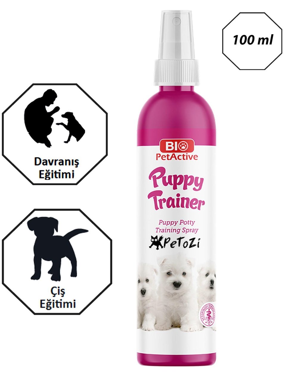 Yavru ve Genç Köpekler İçin Tuvalet Eğitim Spreyi
