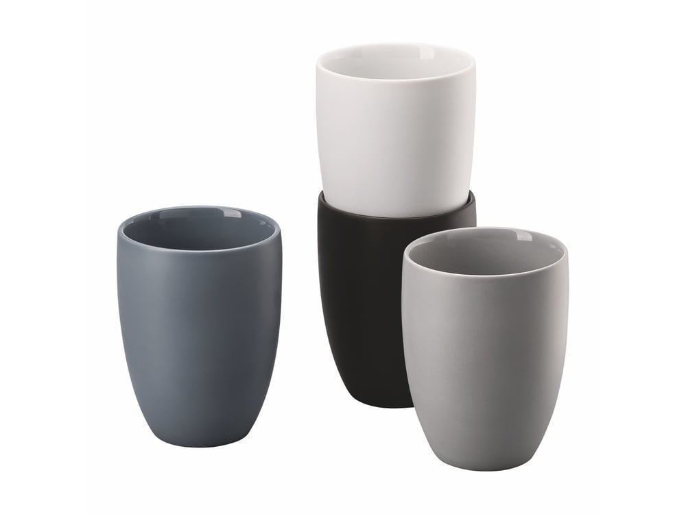 4 Parça Set Kahve Kupa Çift Duvar The Mug+