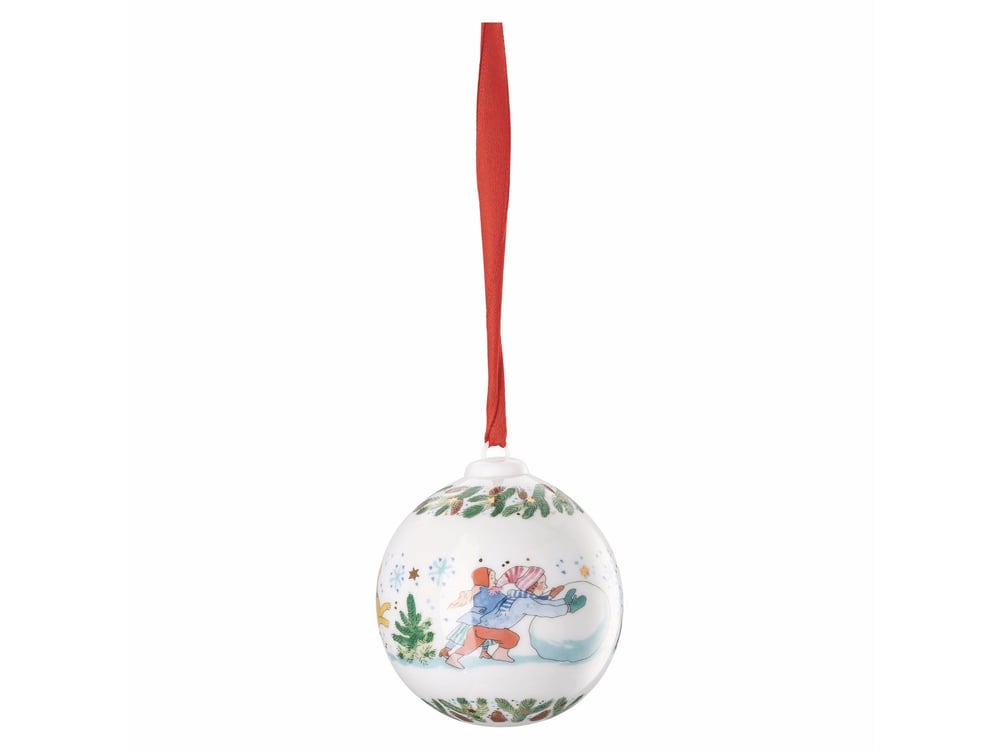 Ağaç Süsü Porselen Top Weihnachtskugel 2025