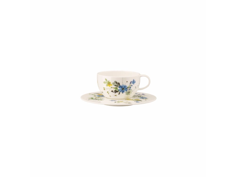 Çay Fincan-Tabak Brillance Fleurs des Alpes