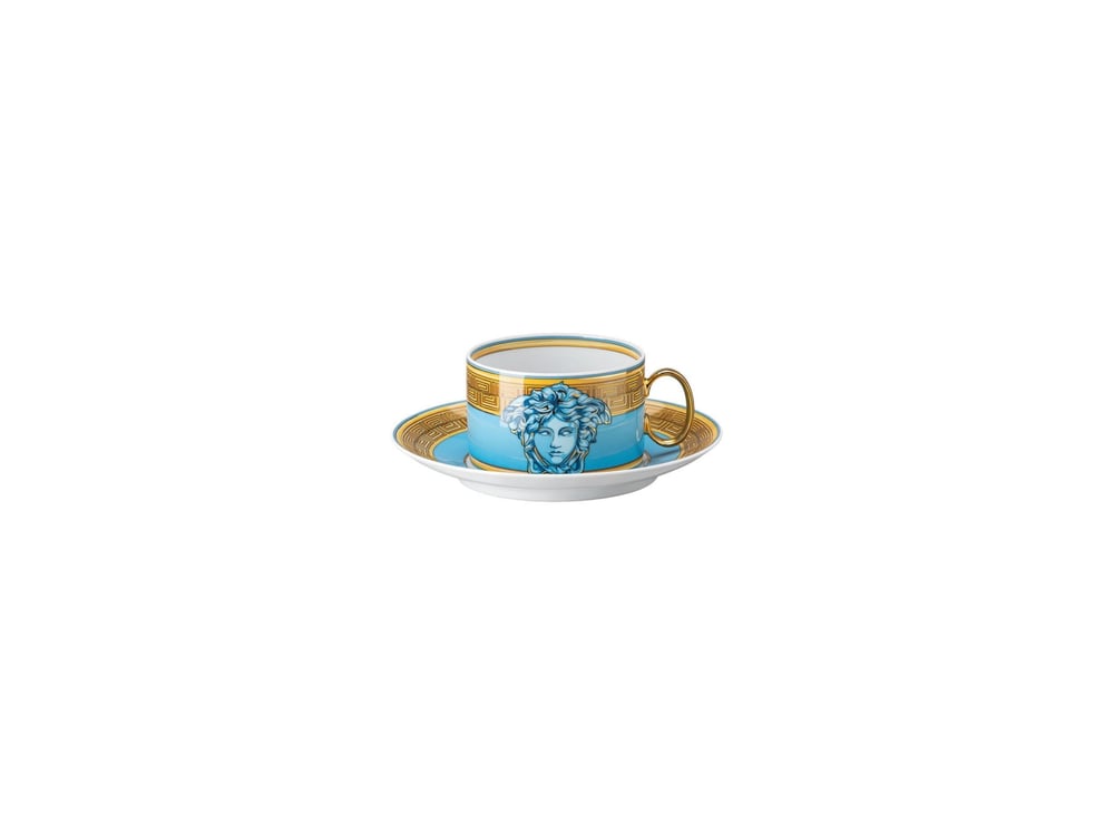 Çay Fincan-Tabak Medusa Amplified Blue Coin