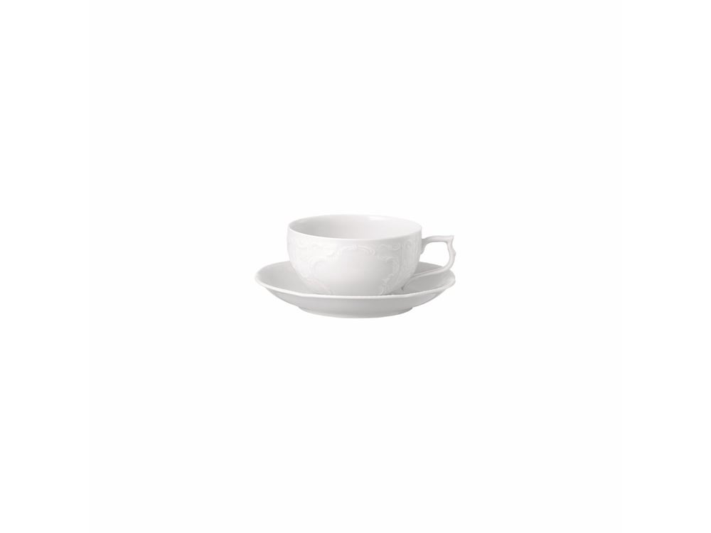 Çay Fincan-Tabak Sanssouci Weiss