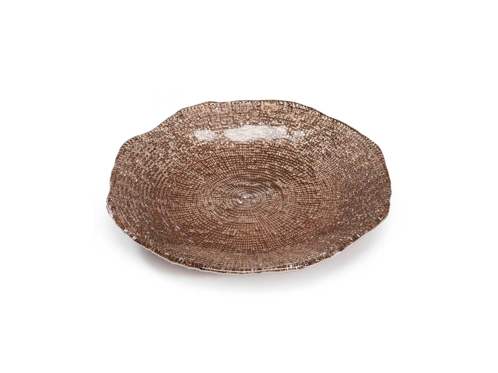 Diamante Sunum Tabagı Kestane 28 Cm