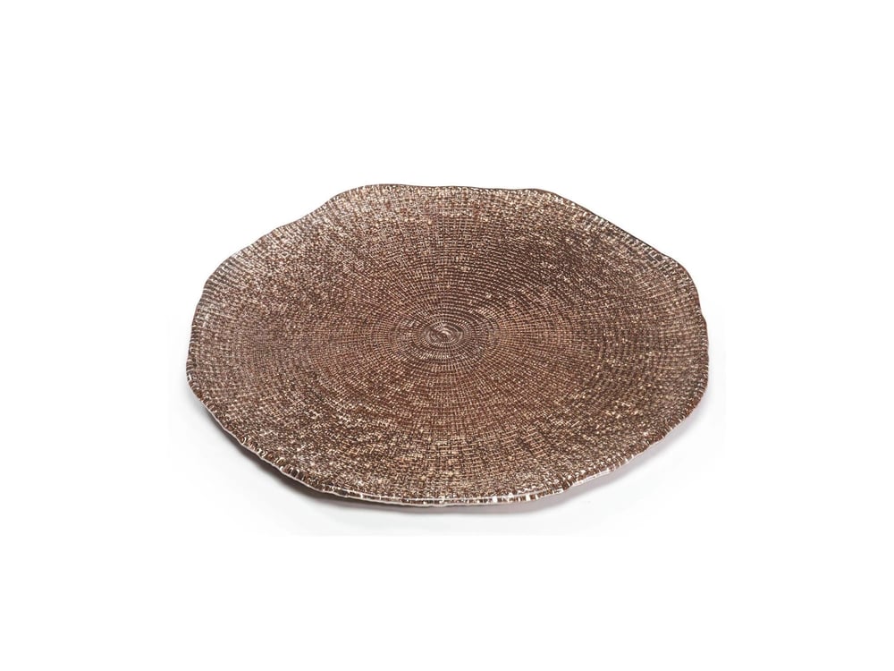 Diamante Sunum Tabagı Kestane 34 Cm