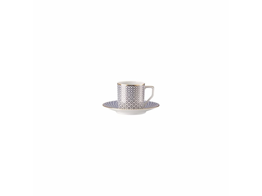 Espresso Fincan-Tabak Carreau Blue