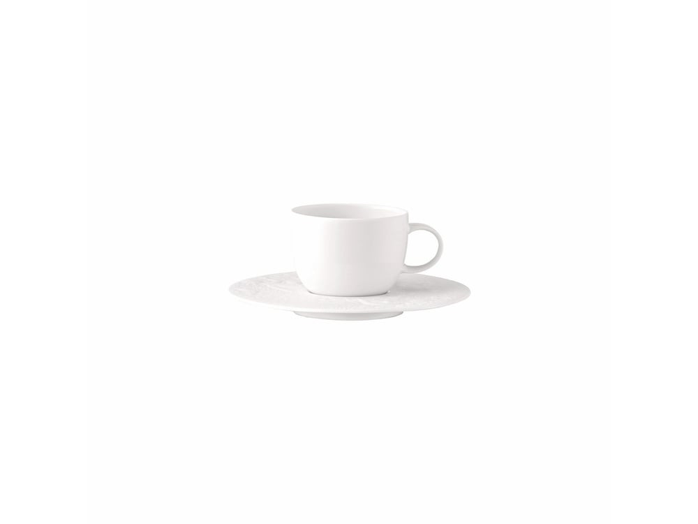 Espresso Fincan-Tabak Zauberflöte Weiss