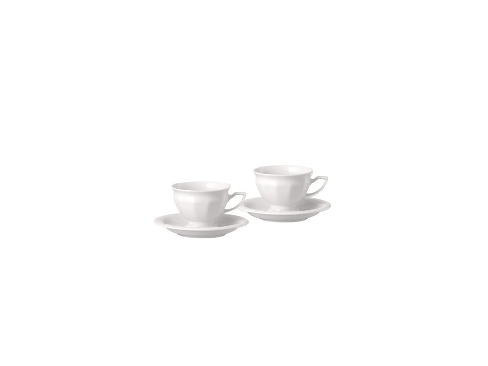 Espresso Set 4 Parça Maria White