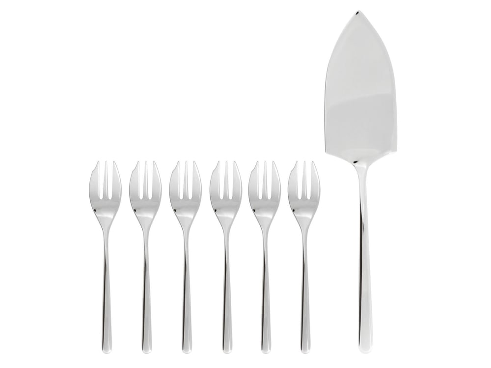 Kek Maşa Ve 6 Parça Lınear Tatlı Çatal