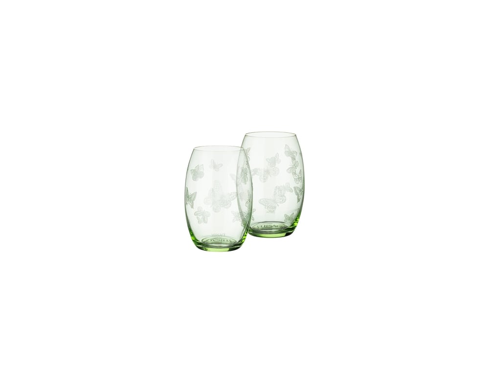 Meşrubat Bardağı 2 li Set Le Jardin de Versace Green