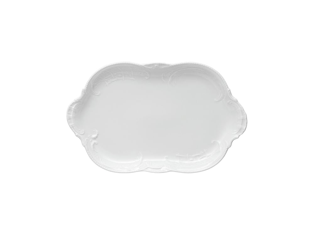 Oval Servis 28 cm Sanssouci Weiss