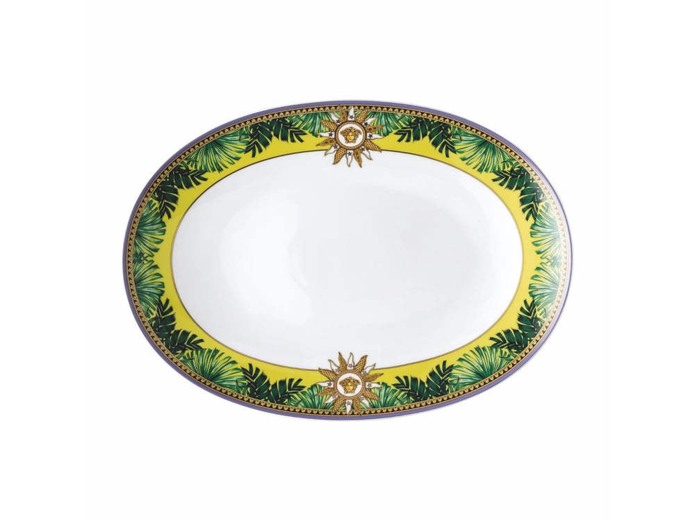 Oval Servis 33 Cm Jungle Animalier