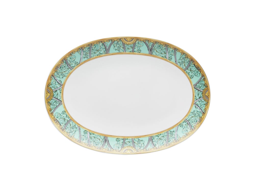 Oval Servis 33 cm Scala Palazzo Verde