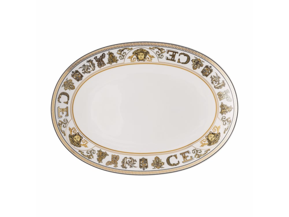 Oval Servis 33 cm Virtus Gala White