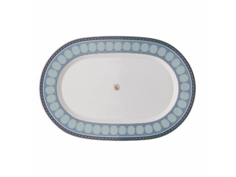 Oval Servis 40 cm Signum Azure