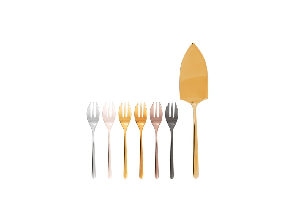 Pasta Servis Set 7 Parça Linear PVD
