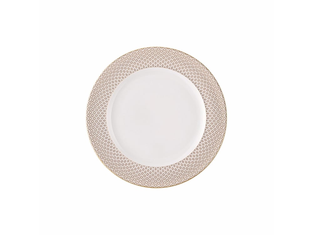 Tabak 22 cm Carreau Beige