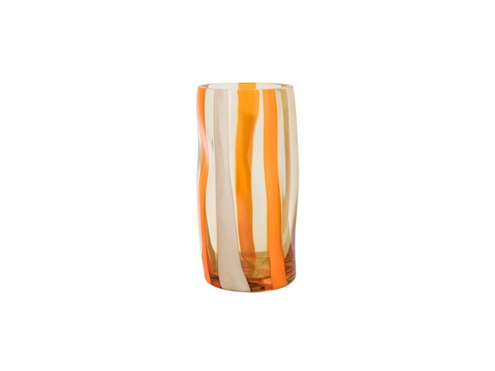 Vazo 24 cm Stripes Orange