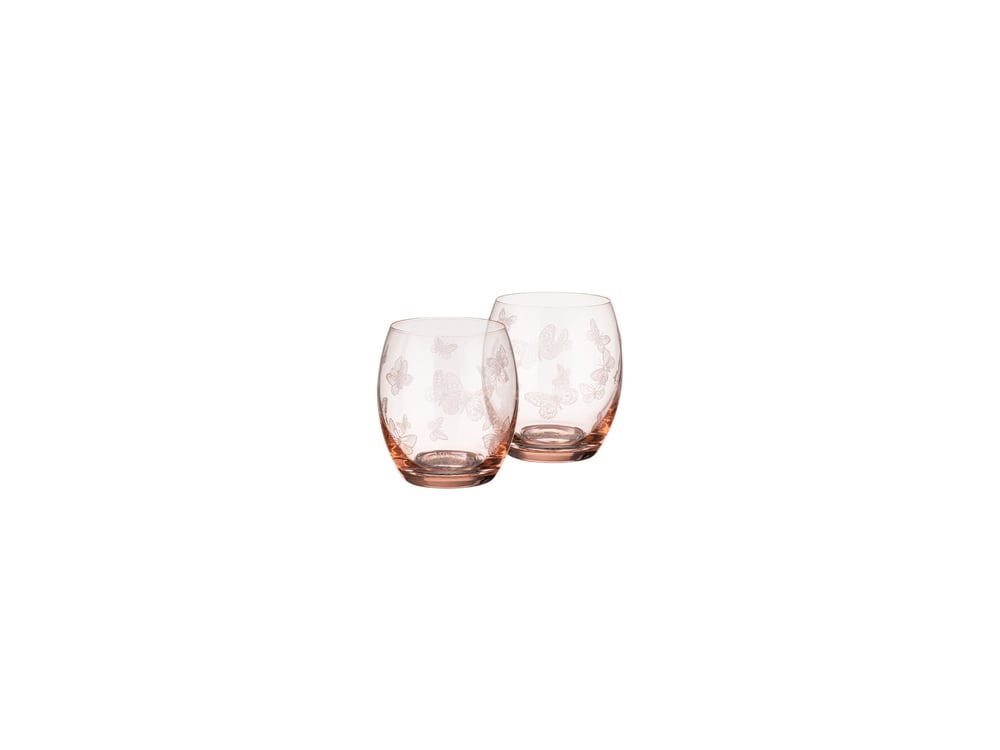 Viski Bardağı 2 li Set Le Jardin de Versace Pink