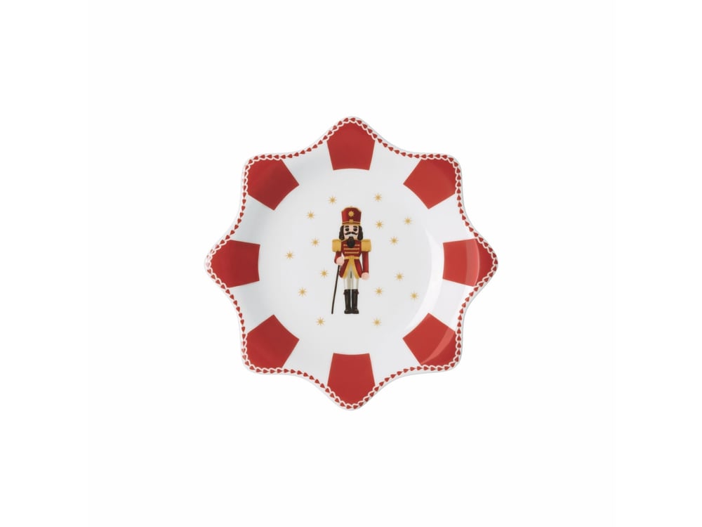 Yıldız Tabak 20 cm Christmas Love Red