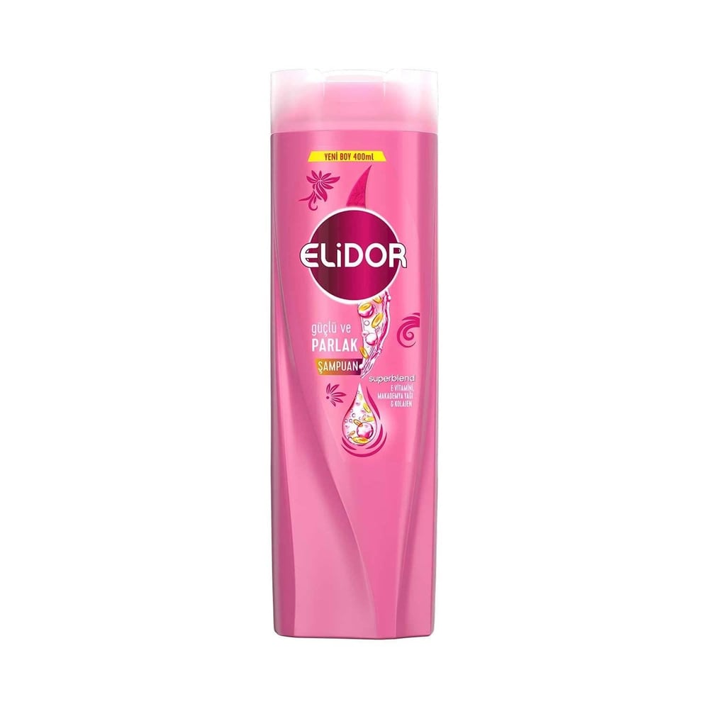 Elidor Superblend Şampuan ve Bakım Kremi Güçlü ve Parlak 2'si 1 Arada 400 ml