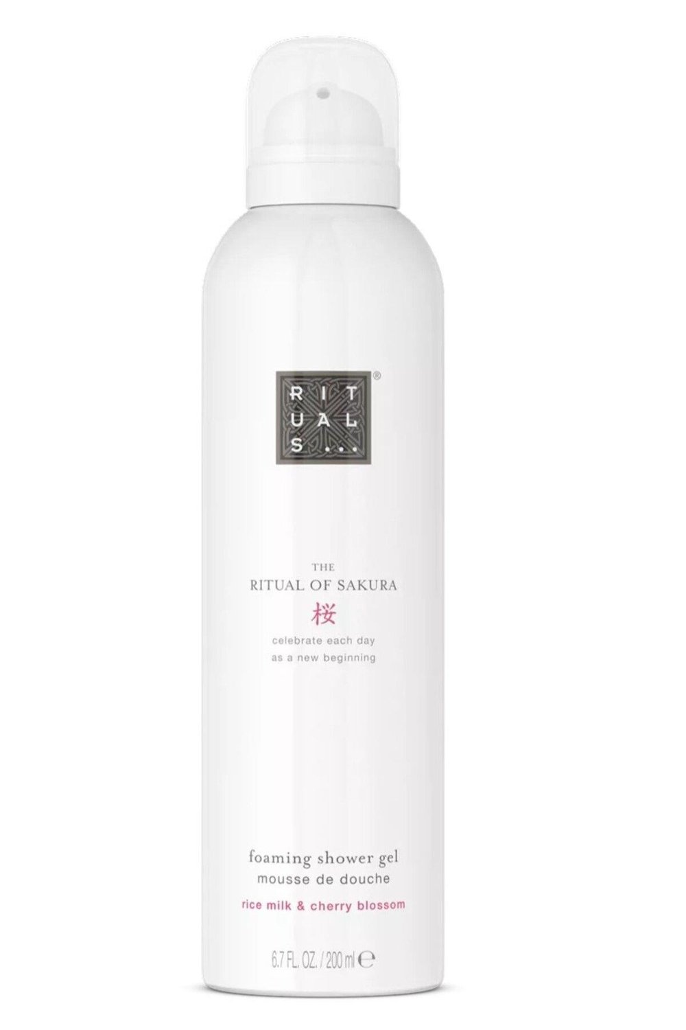 The Ritual Of Sakura Köpüklü Duş Jeli 200 ml Rice Milk & Cherry Blossom