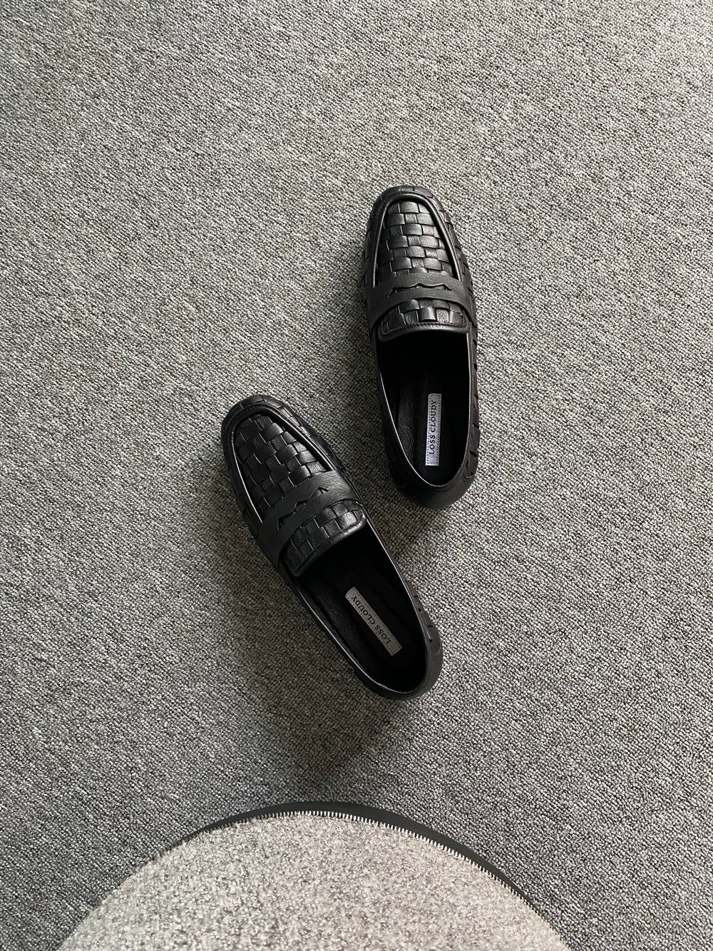 EL ÖRGÜSÜ SİYAH LOAFER