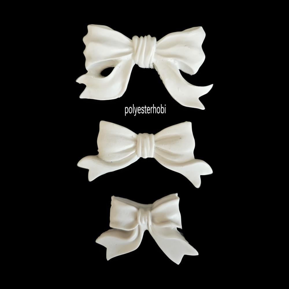 Da 192 - 3 Lü Fiyonk Takım Ham Polyester Obje