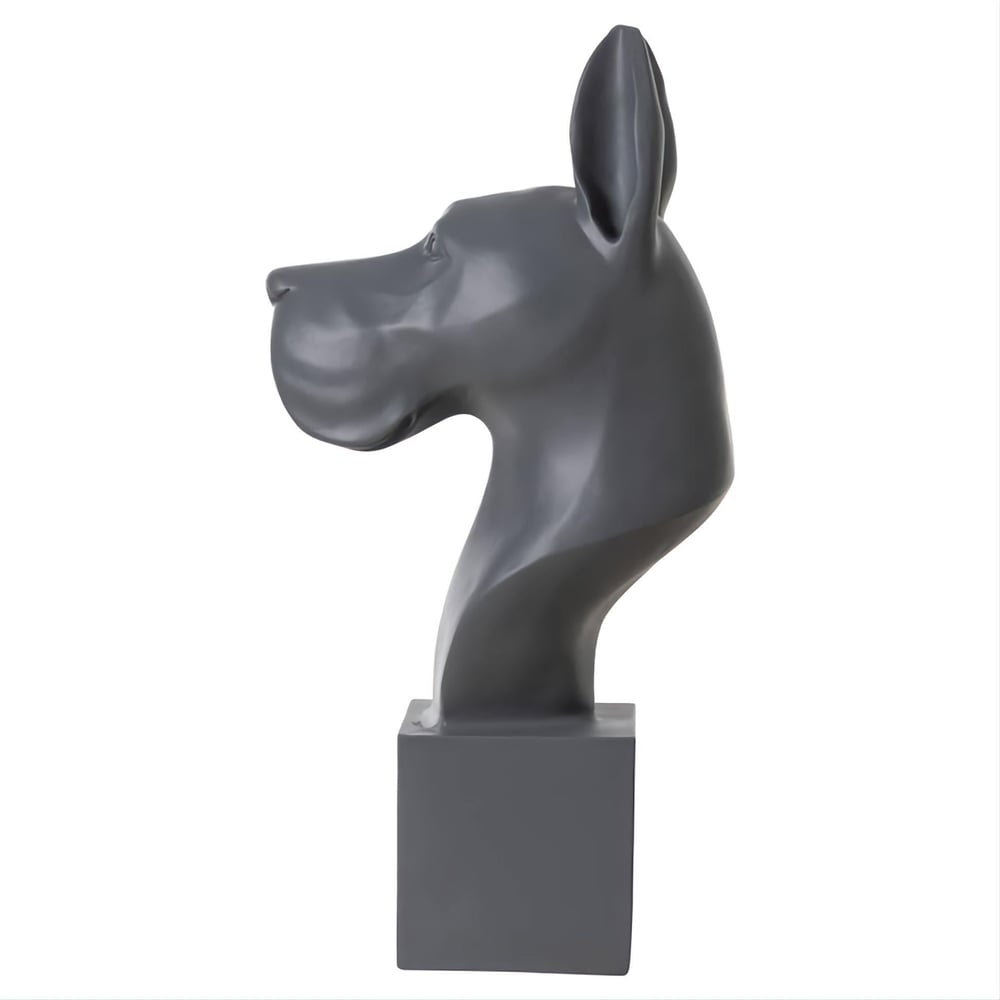 Dev Danua Heykel Köpek Biblo Ev Ofis Dekor