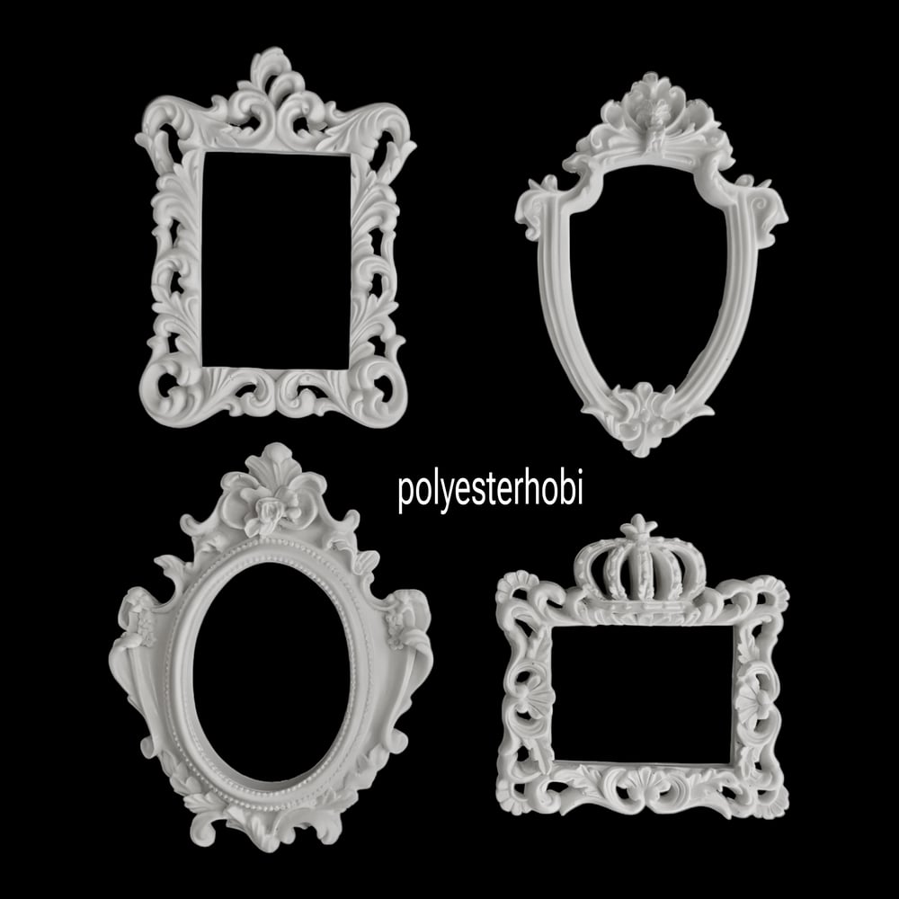CE 291 - Mini Çerçeve 4 Lü Set Ham Polyester Duvar Dekor