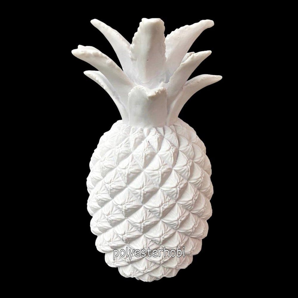 Ob 1144 - Ananas Dikenli Set Ham Polyester Obje