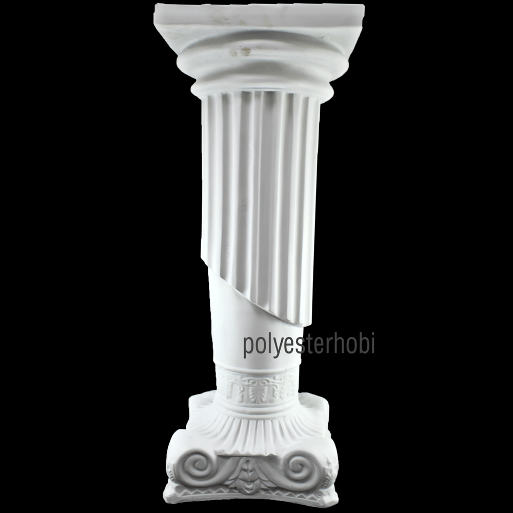 OB 1479 - Dev Boy İkonik Sütun Ham Polyester Obje
