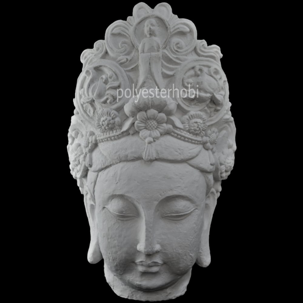 OB 1530 - Dev Buda Heykel Ham Polyester Dekoratif Obje
