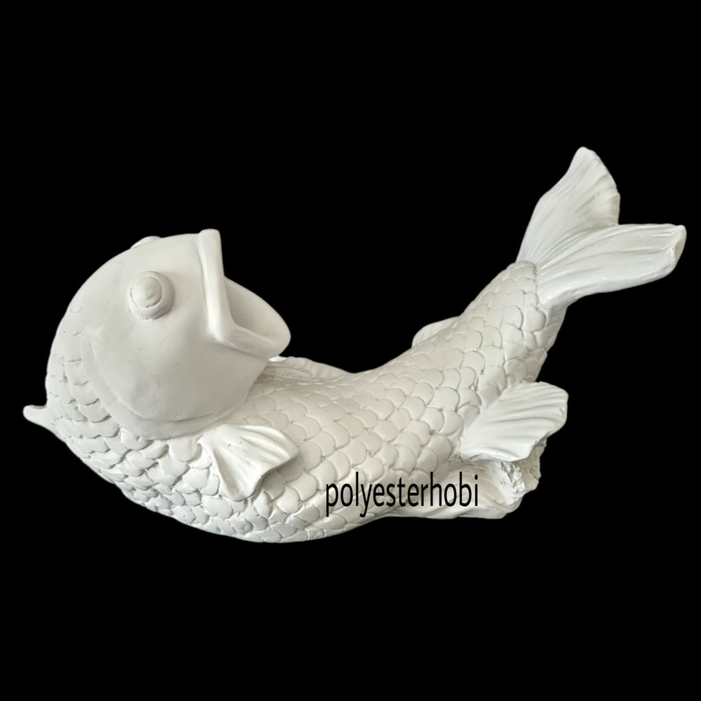 Ob 1554 - Balık Şaraplık Ham Polyester Obje