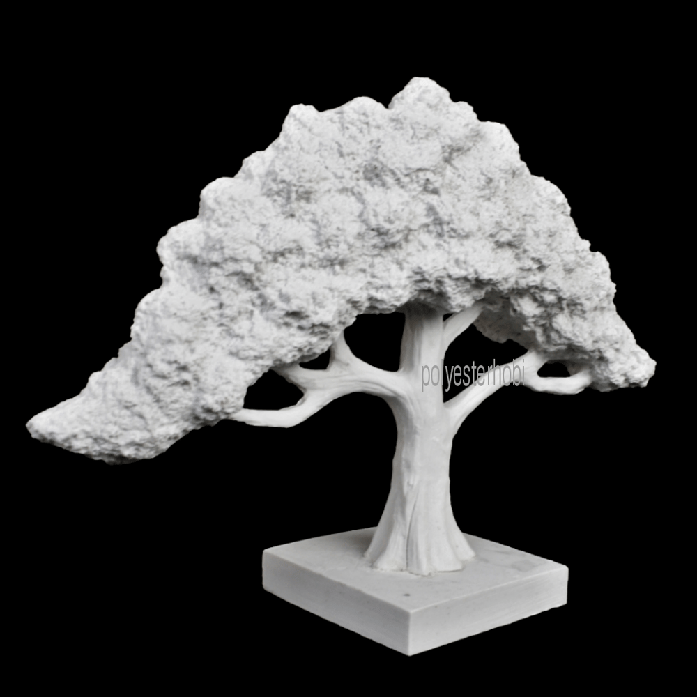 OB 1671 - Bonsai Ağaç 2 Ham Polyester Obje