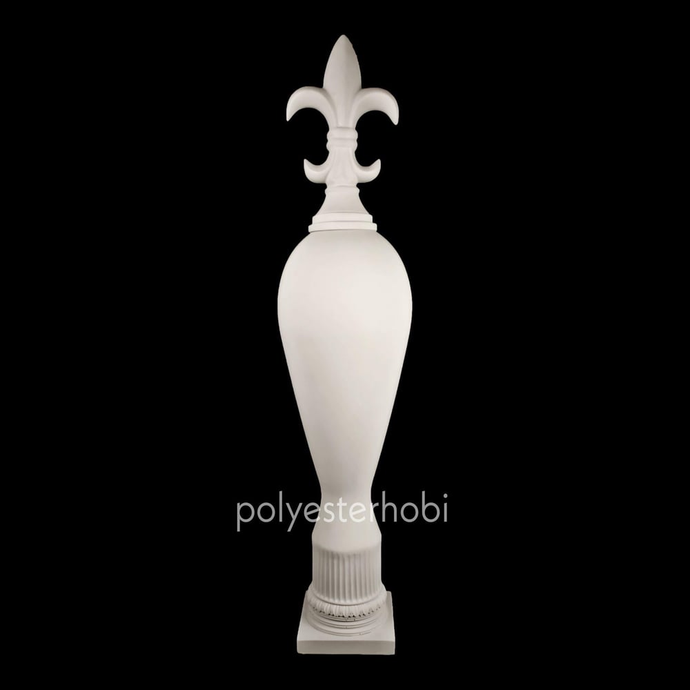 Ob 1794 - Maça Detaylı Küp Ham Polyester Obje