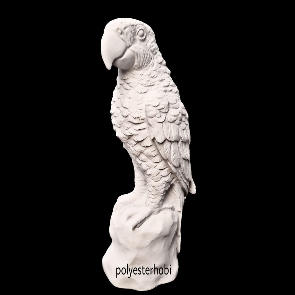 Ob 1826 - Papağan Ham Polyester Obje