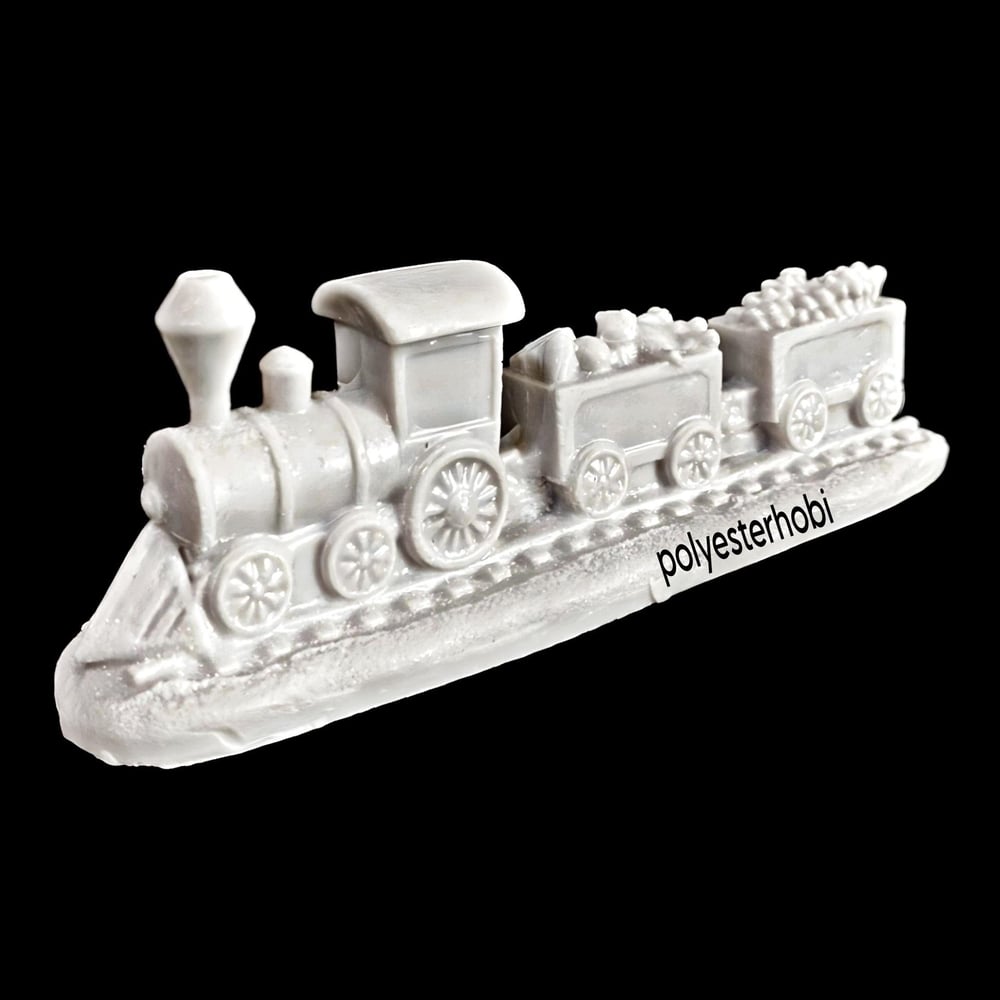 Ob 1984 - Yılbaşı Treni Ham Polyester Obje