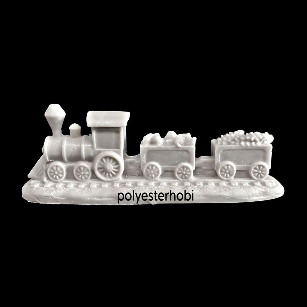 Ob 1984 - Yılbaşı Treni Ham Polyester Obje