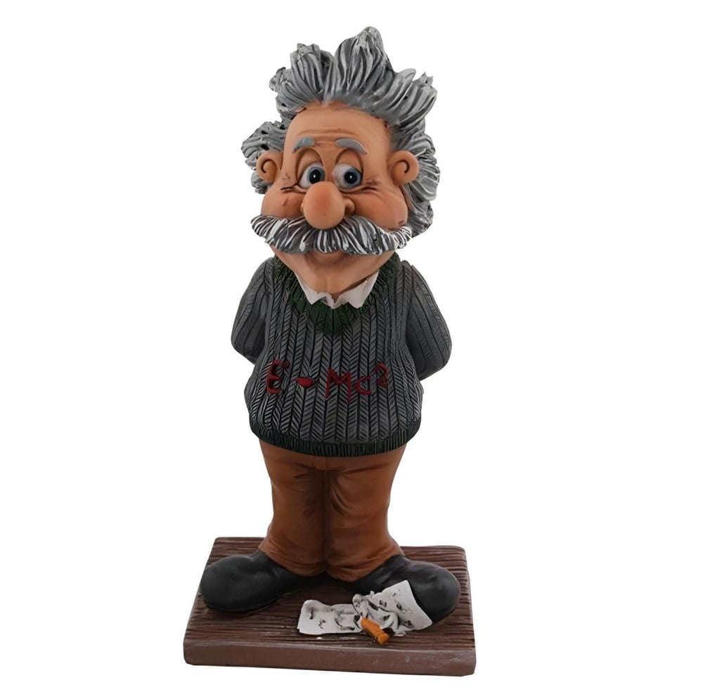 OB 2033 - Albert Einstein Ham Polyester Obje 1