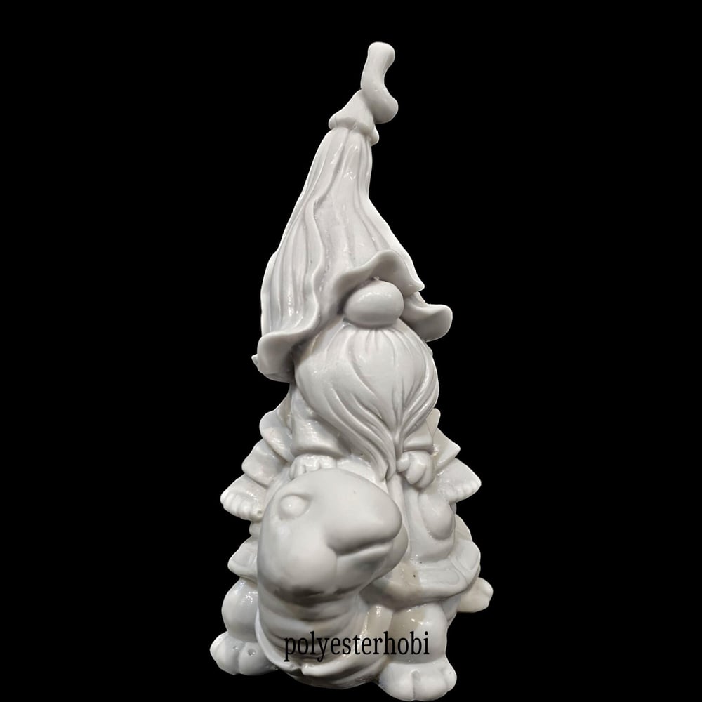 OB 2097 - Cüce Kaplumbağa Detaylı Biblo Ham Polyester Obje