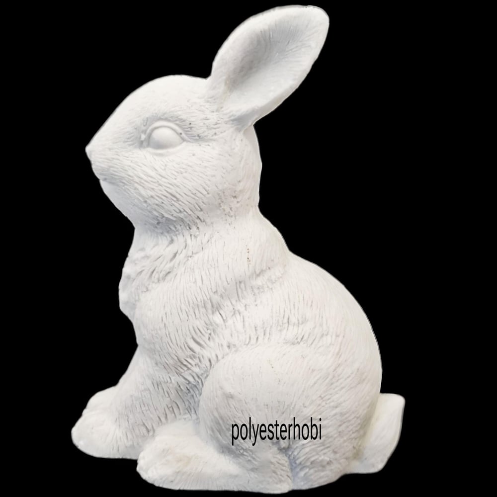 OB 2325 - Tavşan Biblo Heykel Ham Polyester Obje 1