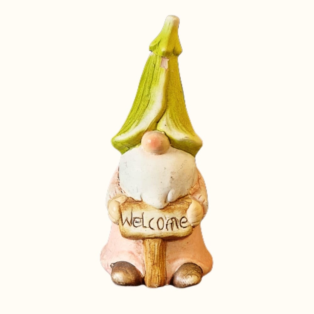 OB 2338 - Cüce Welcome Ham Polyester Dekoratif Obje