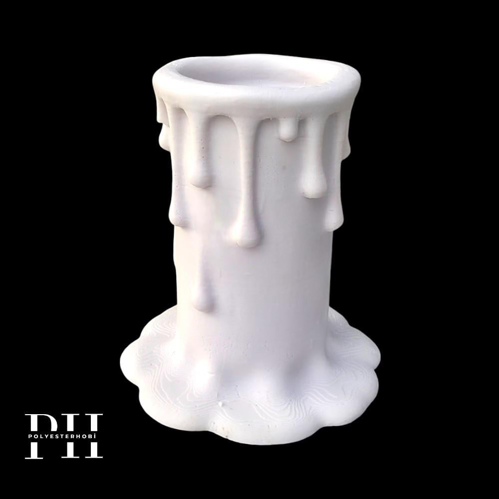 Ob 2565 - Akan Mumluk 3 Lü Set Ham Polyester Ev ,Bahçe Dekor Obje