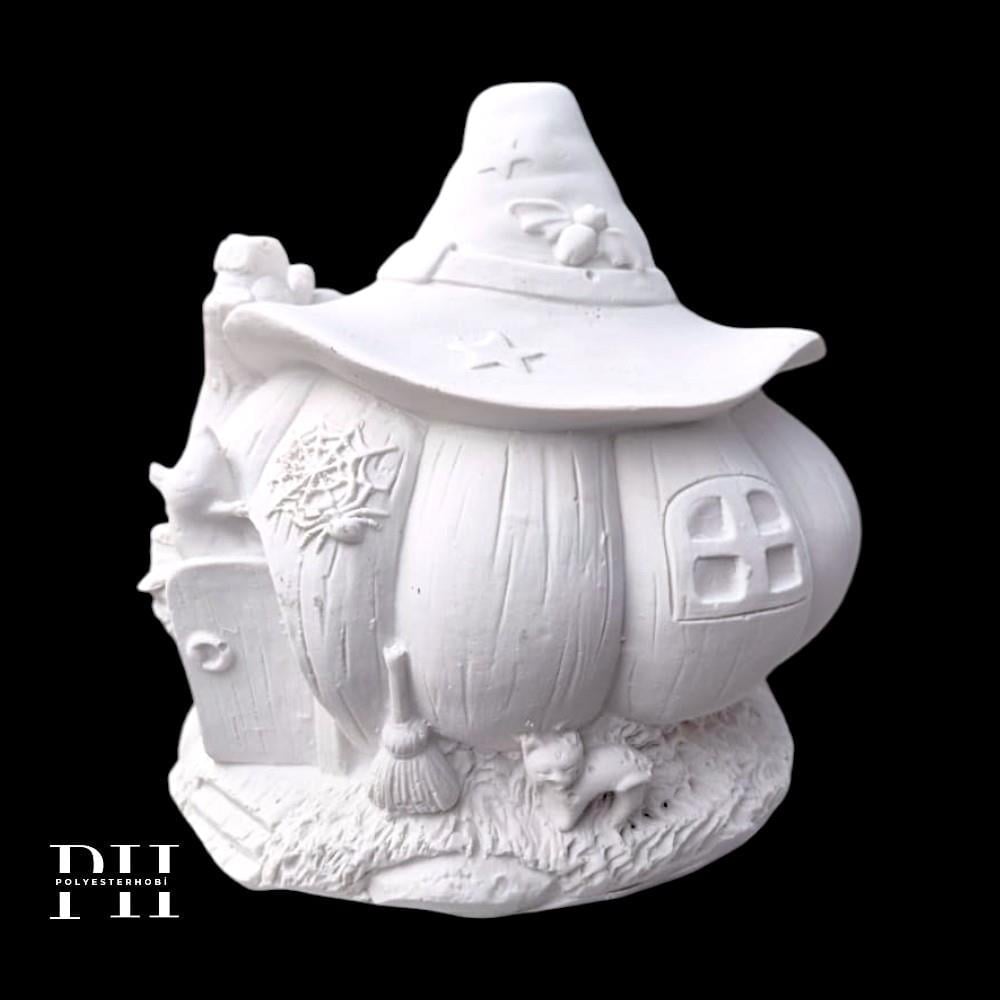 Ob 2581 - Kabak Ev Halloween Ham Polyester Ev Bahçe Dekor Obje
